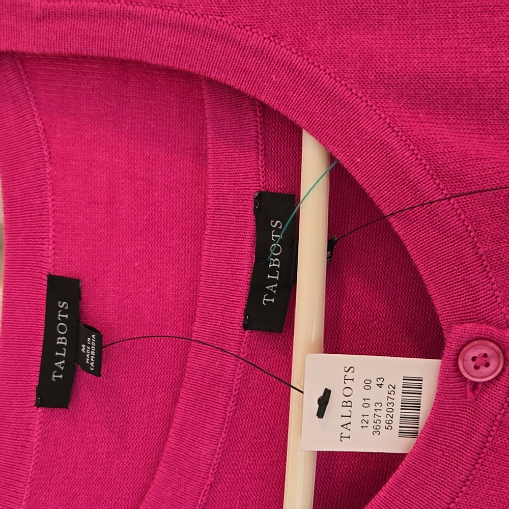 Women's Talbot Pink Cardigan set. Size M, New with tags. - Picture 3 of 5